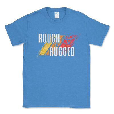 Toyota Rough and Rugged Tee Shirt Heather Royal