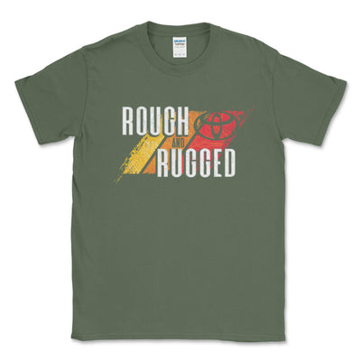 Toyota Rough and Rugged Tee Shirt Military Green