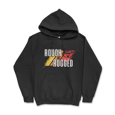 Toyota Rough and Rugged Toyota Logo Hoodie Black