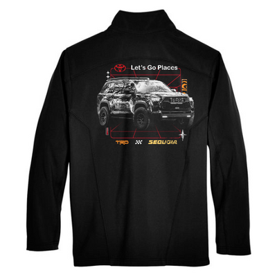 Toyota Sequoia Let's Go Places Black Men's Jacket