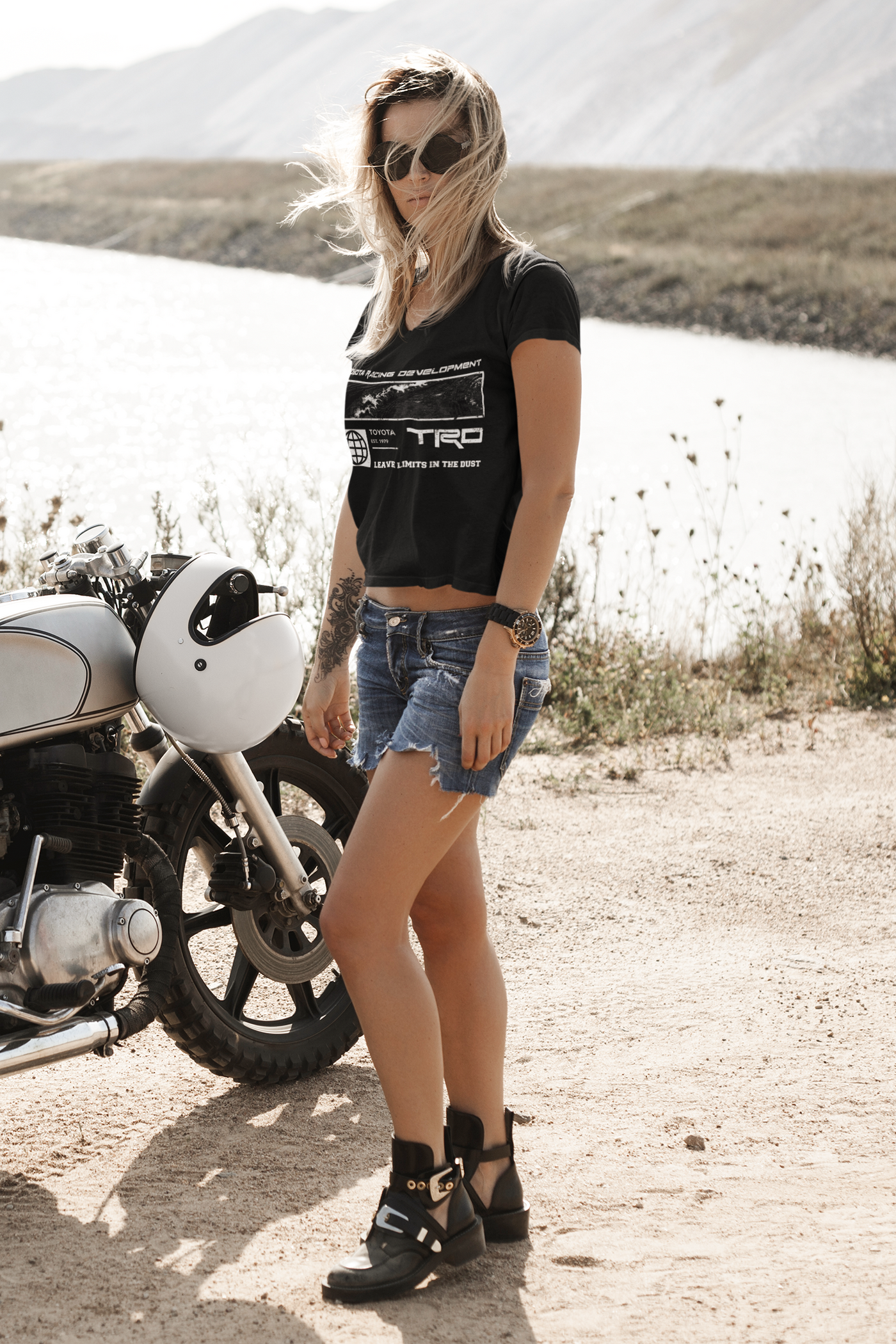 Toyota TRD Black Crop Top Women's Off Road Apparel