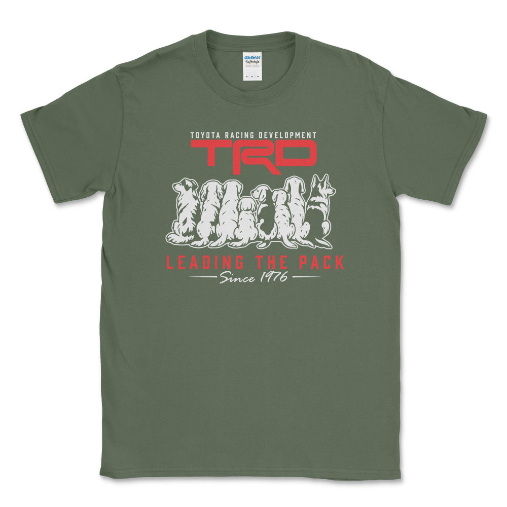 Toyota TRD Military Green Leading the Pack Tee Shirt