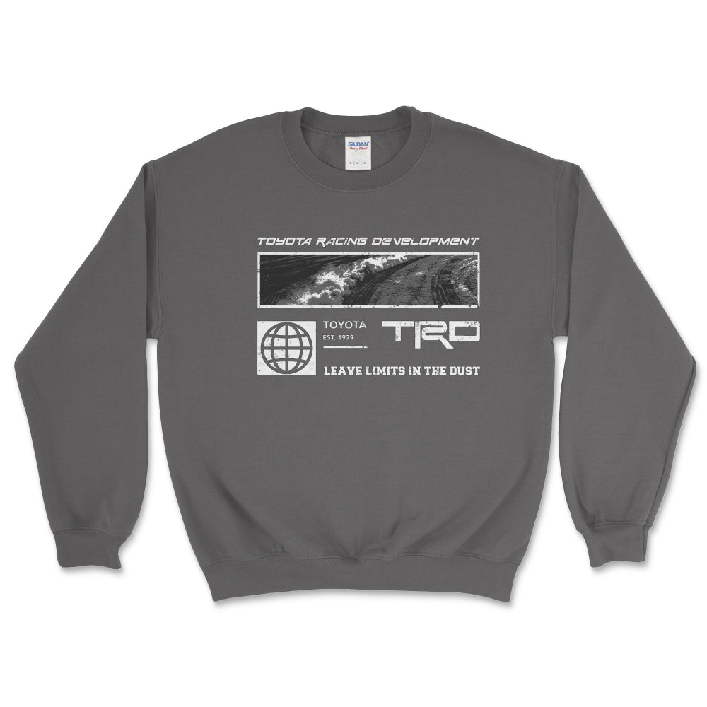 Toyota TRD Sweatshirt-Leave Limits in the Dust Charcoal