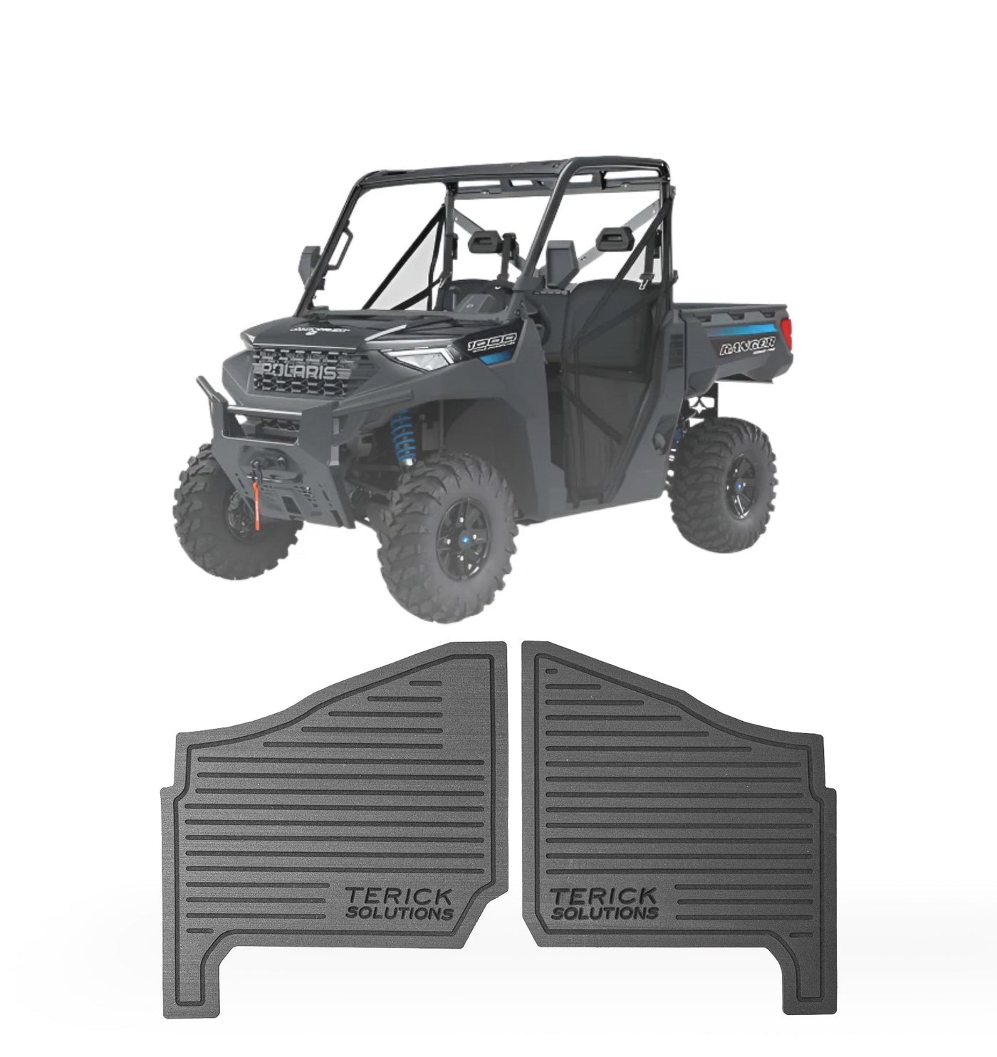 Aftermarket Polaris Ranger 1000 Rubber Floor Mats
