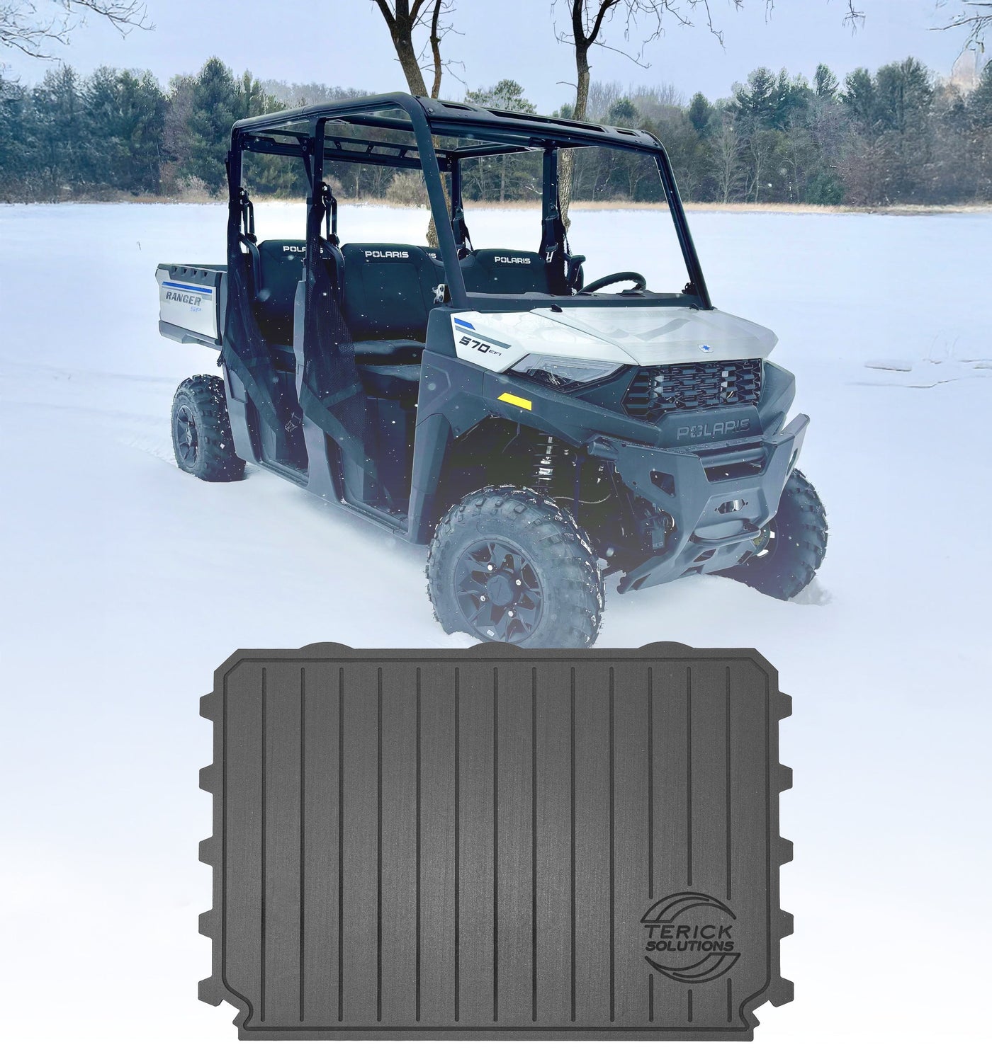 Aftermarket Polaris Ranger 570 Rubber Floor Mats