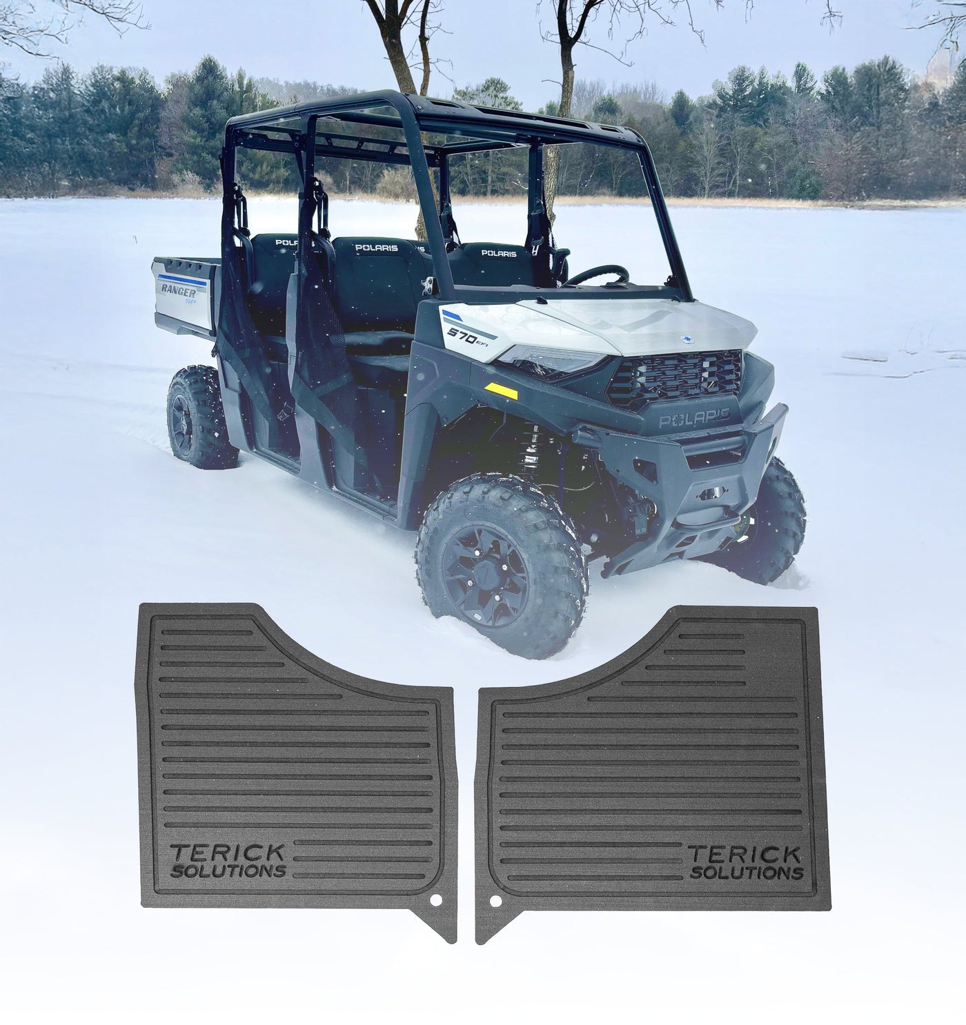 Aftermarket Polaris Ranger 570 Rubber Floor Mats