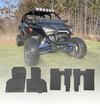 Aftermarket Off Road SXS Rubber Floor Mats-Polaris RZR PRO R
