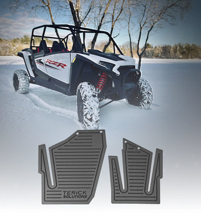 Aftermarket UTV Rubber Floor Mats-Polaris RZR XP 1000