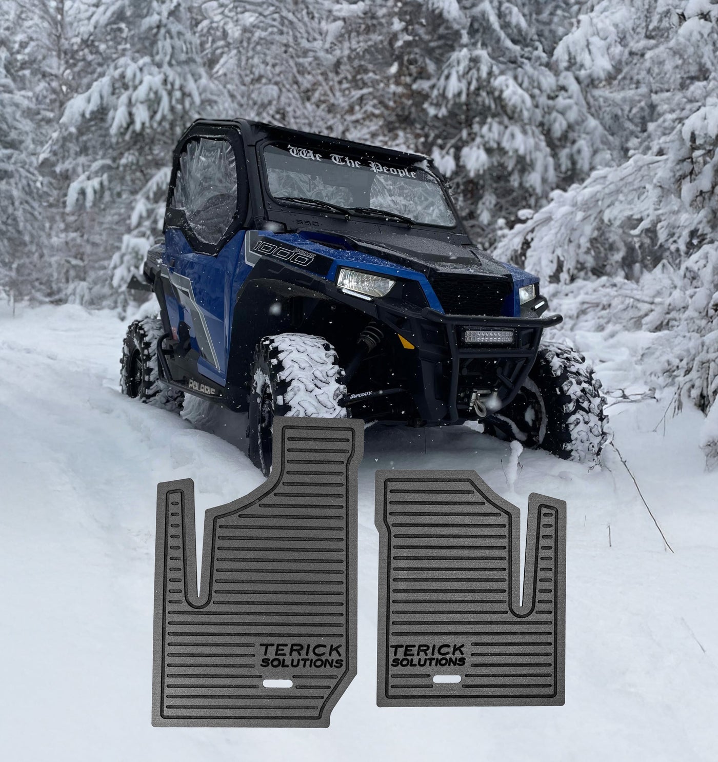 Aftermarket Polaris General Rubber Floor Mats