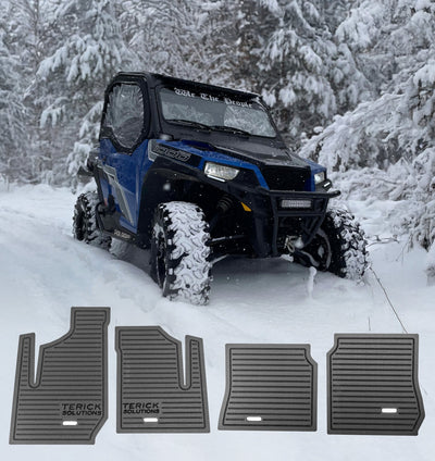Aftermarket Polaris General Rubber Floor Mats