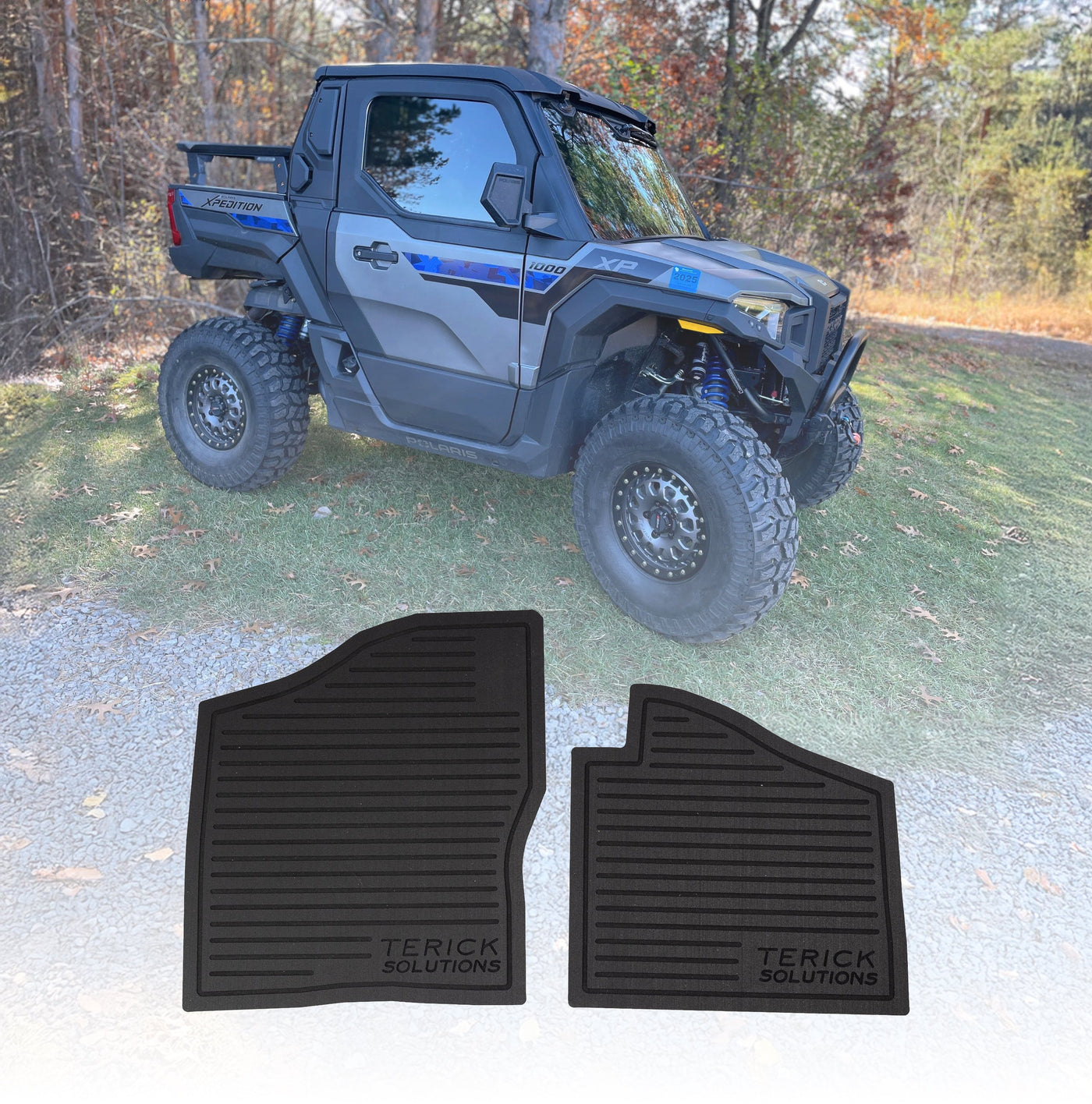 UTV Rubber Floor Mats-Aftermarket Polaris Xpedition