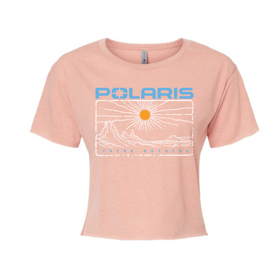 Polaris Women's Think Outside Crop Top - Goats Trail Off-Road Apparel Company