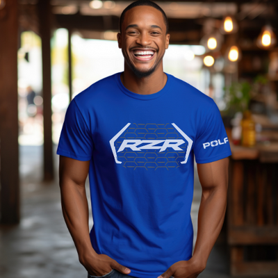 Polaris SXS - RZR Men's Big and Tall Tee Shirt - Goats Trail Off-Road Apparel Company