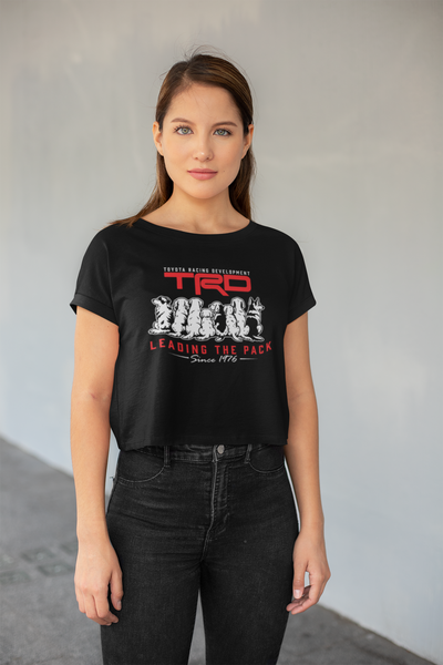 Women's Toyota TRD Black Crop Top