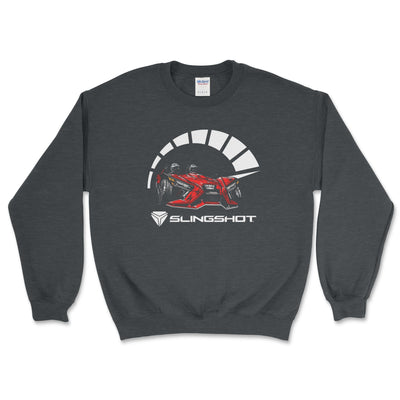 Adventure - Ready Polaris Slingshot Crewneck Sweatshirt - Goats Trail Off - Road Apparel Company