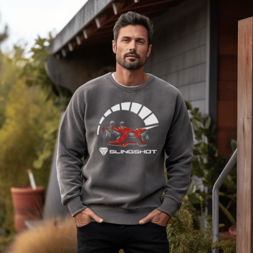 Adventure - Ready Polaris Slingshot Crewneck Sweatshirt - Goats Trail Off - Road Apparel Company