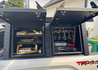 Aluminum Bed Rack Storage Box - Toyota Tundra - Goats Trail