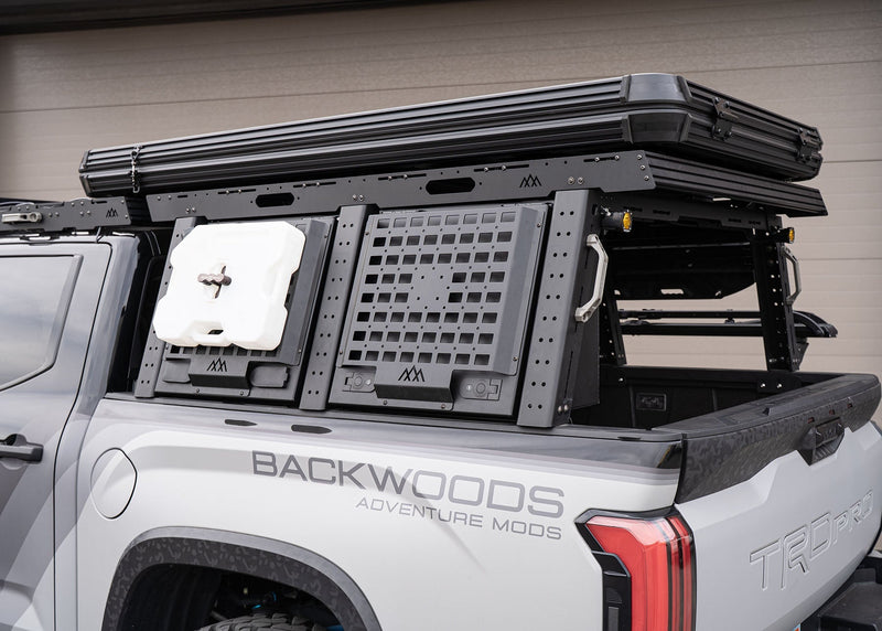Aluminum Bed Rack Storage Box - Toyota Tundra - Goats Trail