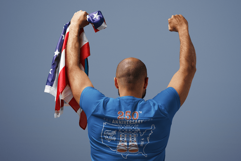 America 250 Years of Freedom Big and Tall Tee - Goats Trail