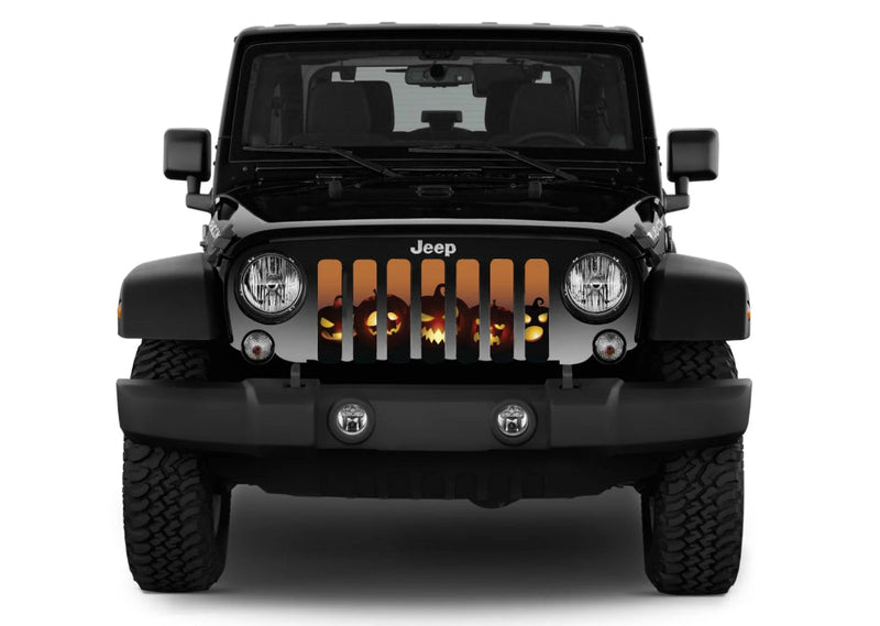 Angry Pumpkin Jeep Grille Insert - Goats Trail