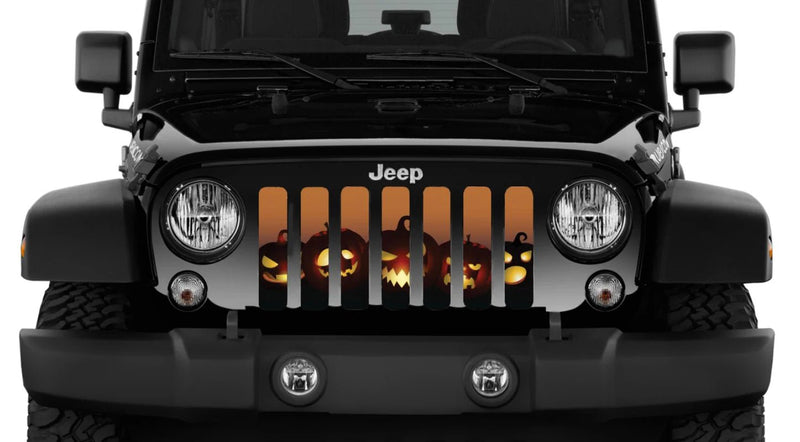 Angry Pumpkin Jeep Grille Insert - Goats Trail