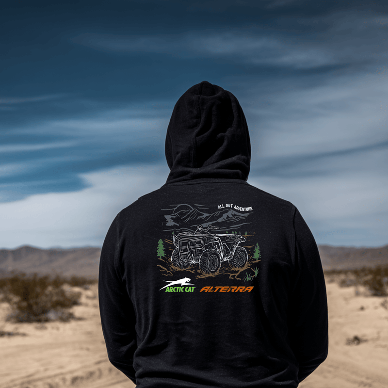Arctic Cat Alterra Adventure Zip-Up Hoodie - Goats Trail