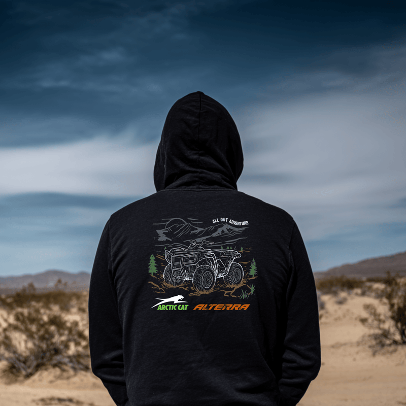 Arctic Cat Alterra Adventure Zip-Up Hoodie - Goats Trail