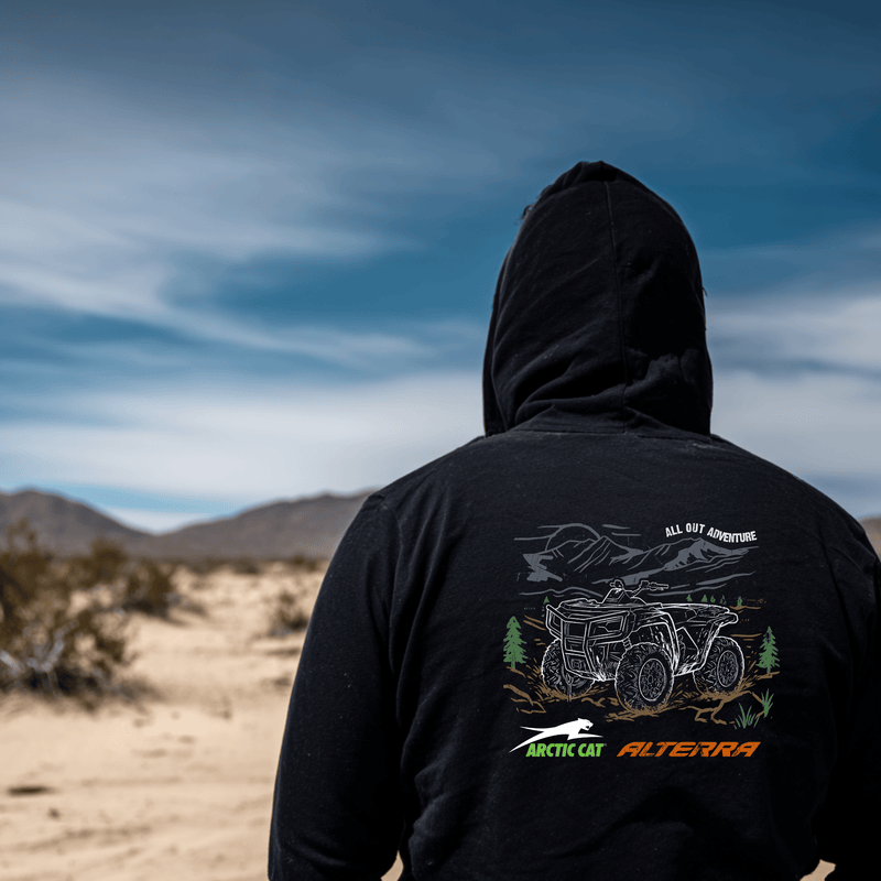 Arctic Cat Alterra Adventure Zip-Up Hoodie - Goats Trail