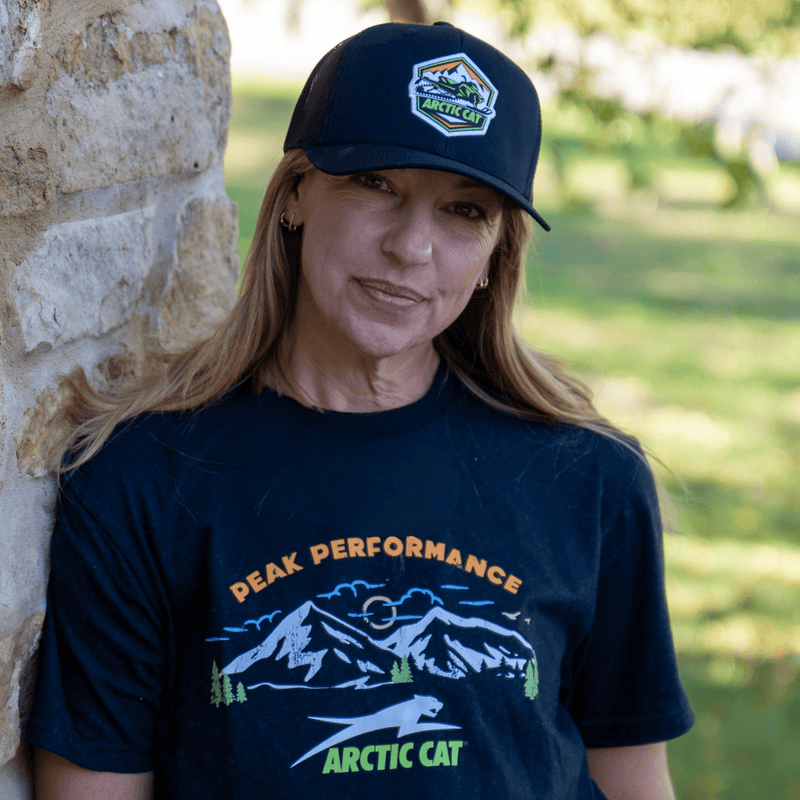 Arctic Cat Peak Performance Tee | Premium Trail T-Shirt - Goats Trail
