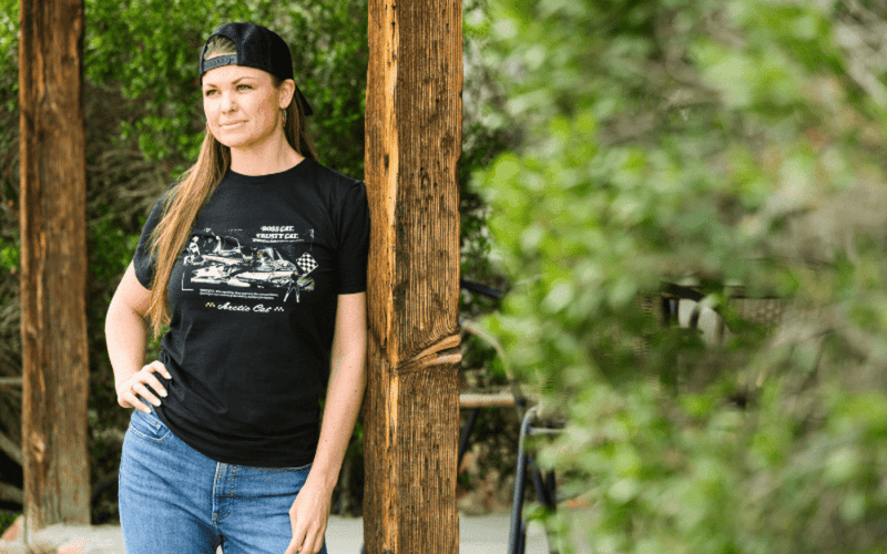 Arctic Cat Retro Tee. Boss Cat. Trusty Cat. Precision Cat. - Goats Trail