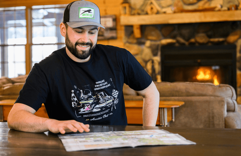 Arctic Cat Retro Tee. Boss Cat. Trusty Cat. Precision Cat. - Goats Trail