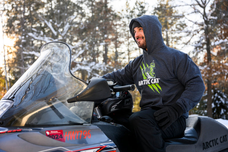 Arctic Cat Snowmobile Hoodie ZR800 - The Cat is Back - Goats Trail