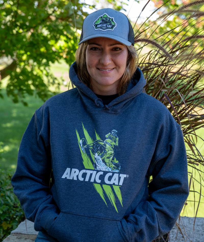 Arctic Cat Snowmobile Hoodie ZR800 - The Cat is Back - Goats Trail