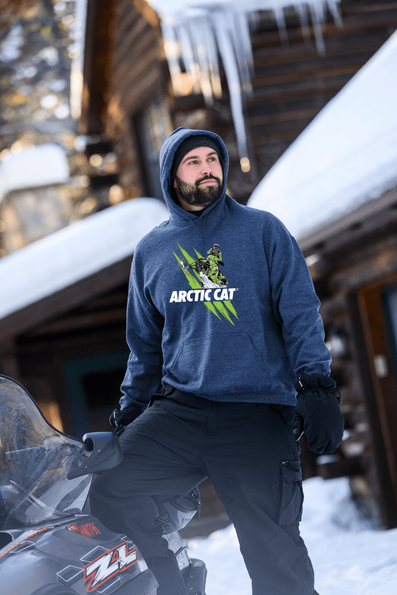 Arctic Cat Snowmobile Hoodie ZR800 - The Cat is Back - Goats Trail