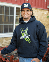 Arctic Cat Snowmobile Hoodie ZR800 - The Cat is Back - Goats Trail