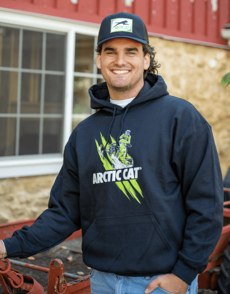 Arctic Cat Snowmobile Hoodie ZR800 - The Cat is Back - Goats Trail