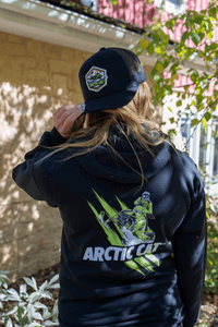 Arctic Cat Snowmobile Zip-Up Hoodie - Goats Trail