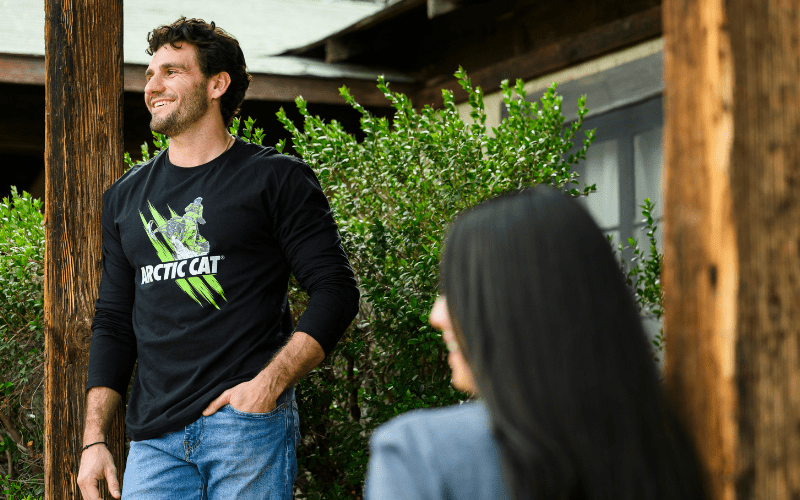 Arctic Cat® Snowmobile ZR800 Long Sleeve Tee-Spirit of the Cat Long-Sleeve T-shirt