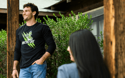 Arctic Cat® Snowmobile ZR800 Long Sleeve Tee-Spirit of the Cat Long-Sleeve T-shirt