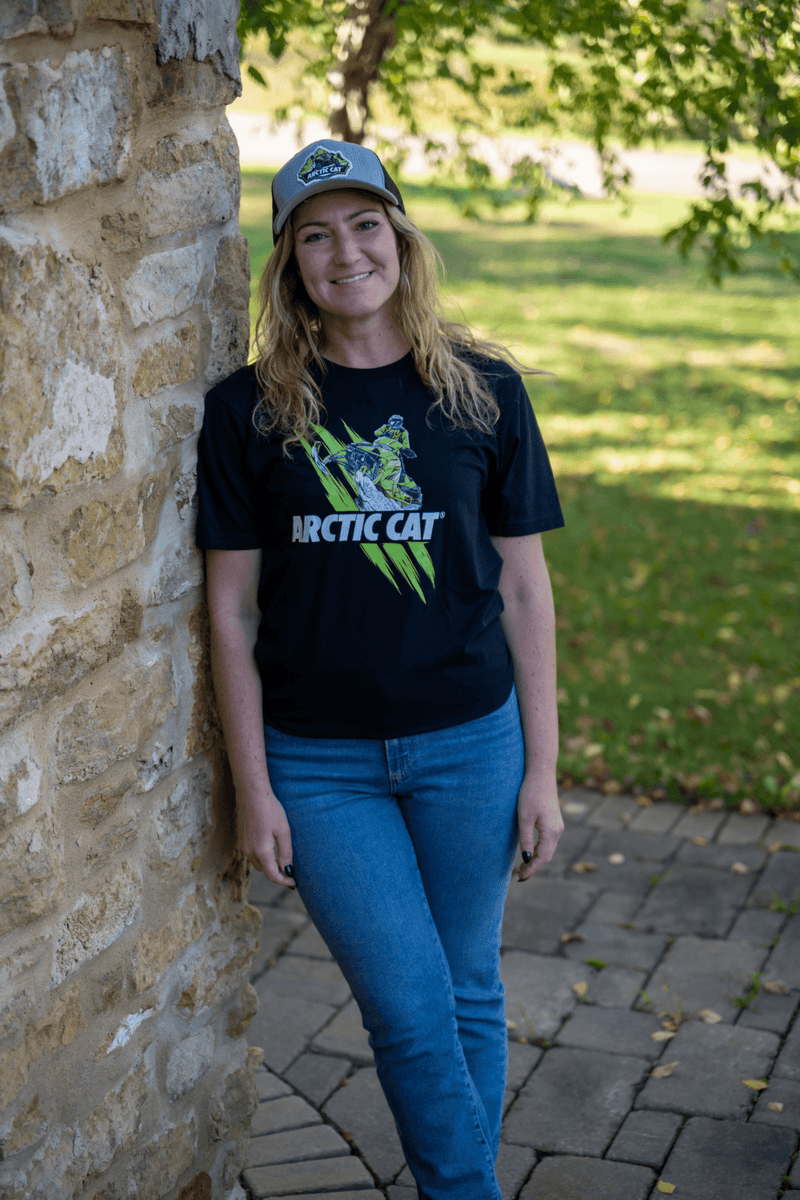 Arctic Cat Snowmobile ZR800 Tee-The Cat is Back - Goats Trail
