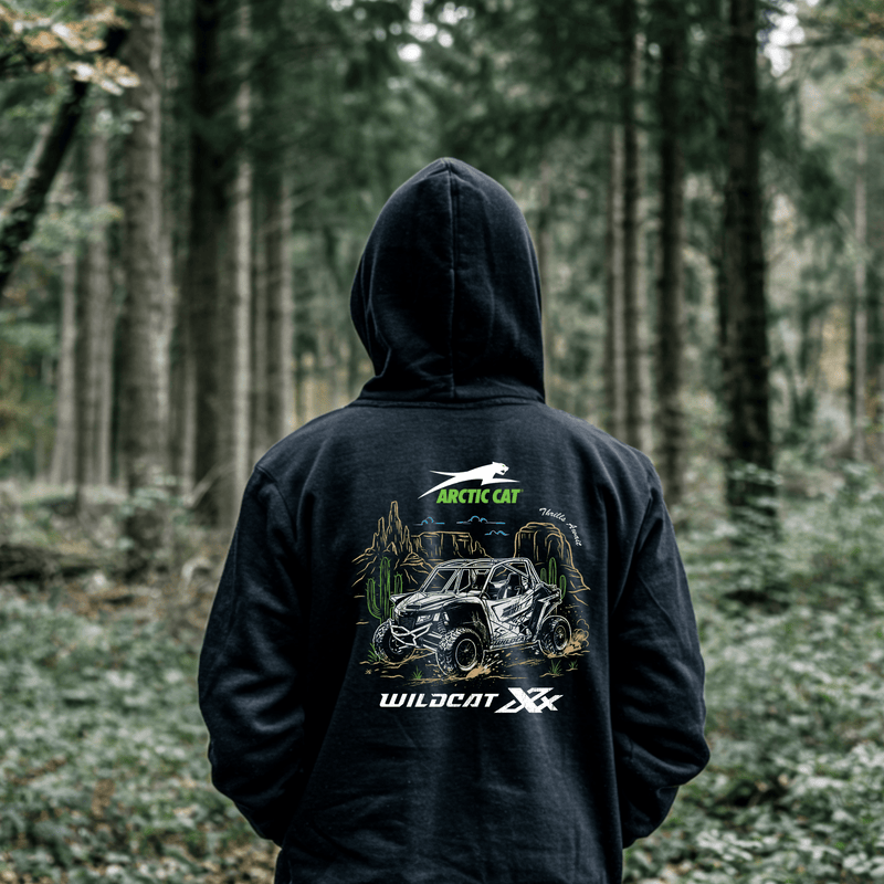 Arctic Cat Wildcat XX Zip Up Hooded Sweatshirt - Goats Trail