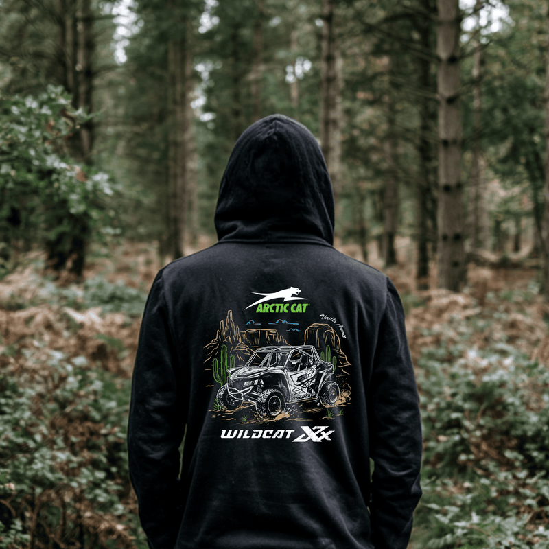 Arctic Cat Wildcat XX Zip Up Hooded Sweatshirt - Goats Trail