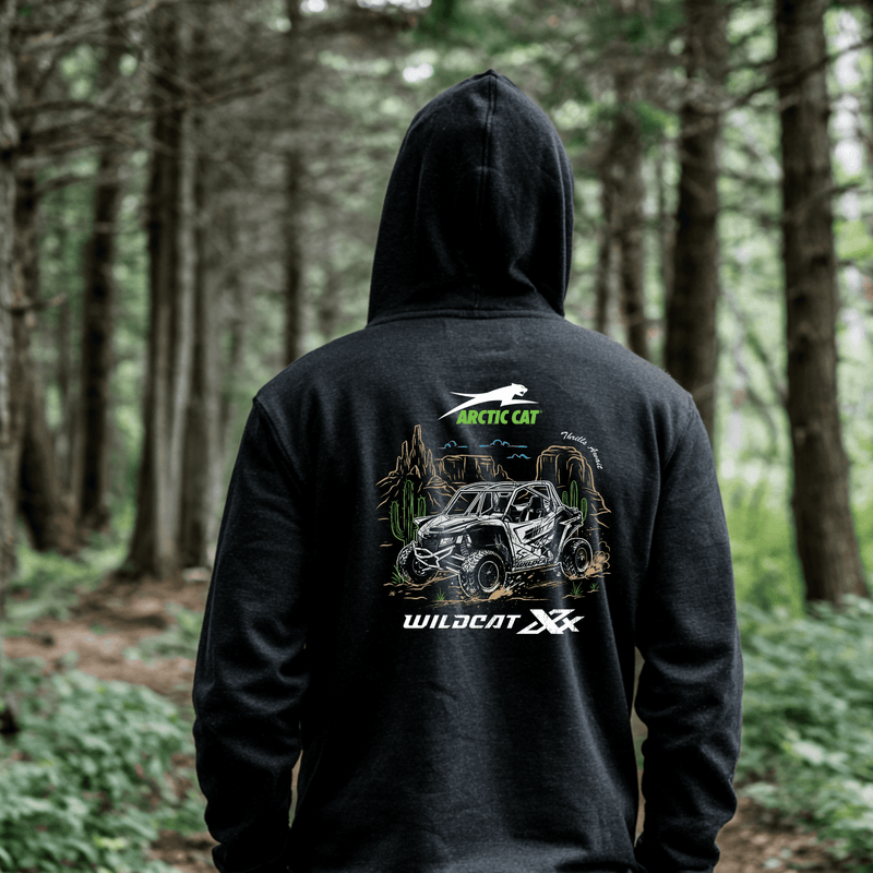 Arctic Cat Wildcat XX Zip Up Hooded Sweatshirt - Goats Trail