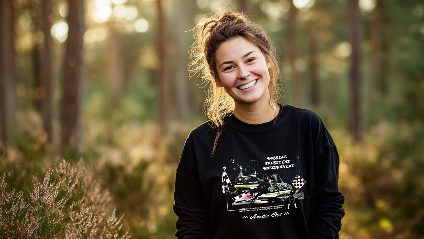 Vintage Arctic Cat Snowmobile Long Sleeve Tee
