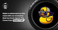 Bad Ass Duck Spare Tire Cover for JL/Bronco/RV - Goats Trail