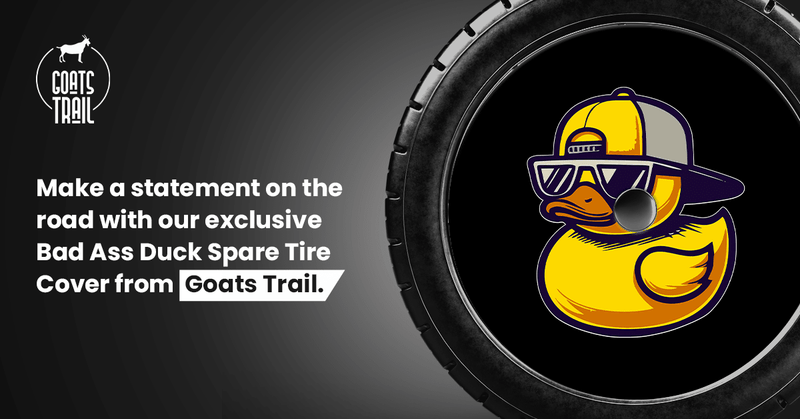 Bad Ass Duck Spare Tire Cover for JL/Bronco/RV - Goats Trail