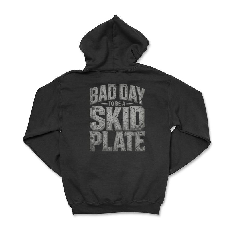 Bad Day to be a Skid Plate Funny Offroad Zip-up Hoodie - Goats Trail