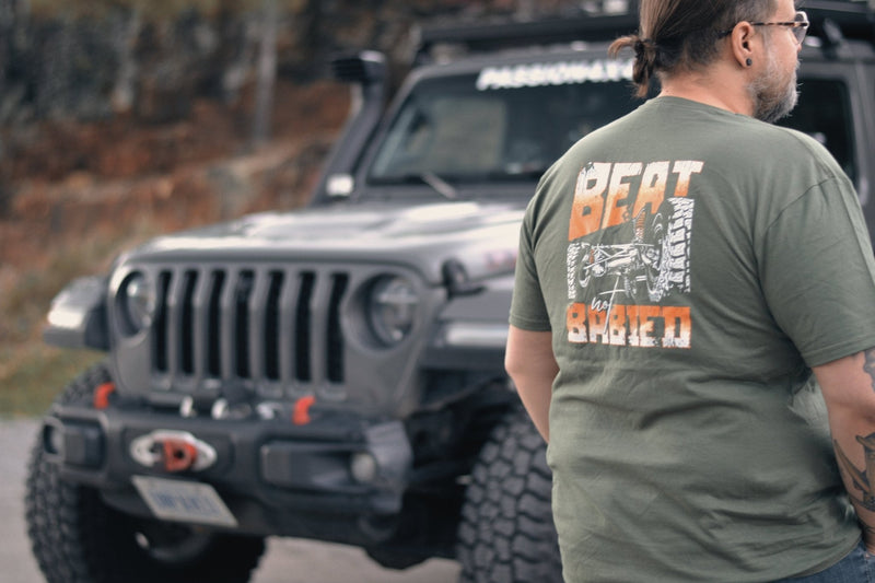 Beat Not Babied Off Road Tee Shirt - Goats Trail