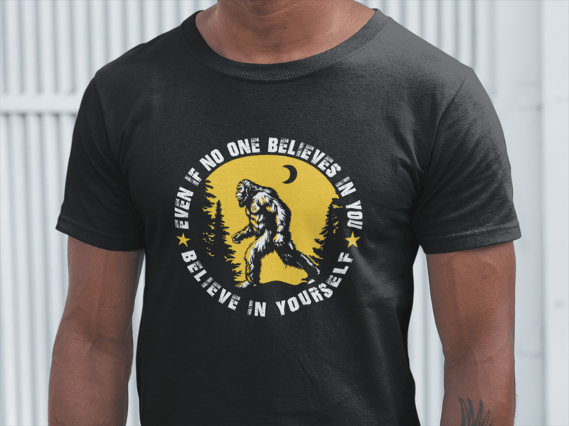 Believe in Yourself Sasquatch Tee - Goats Trail