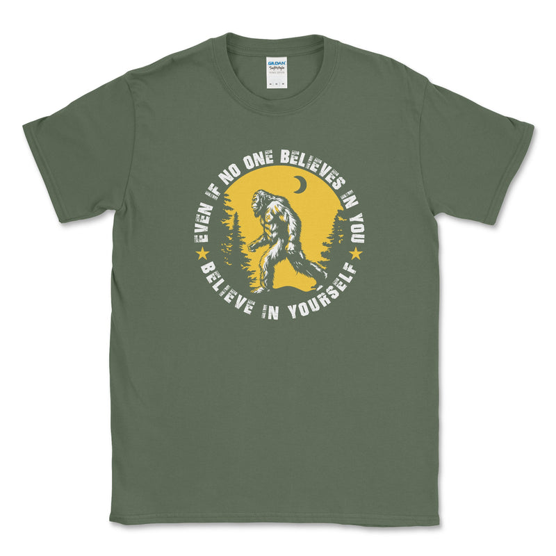 Believe in Yourself Sasquatch Tee - Goats Trail